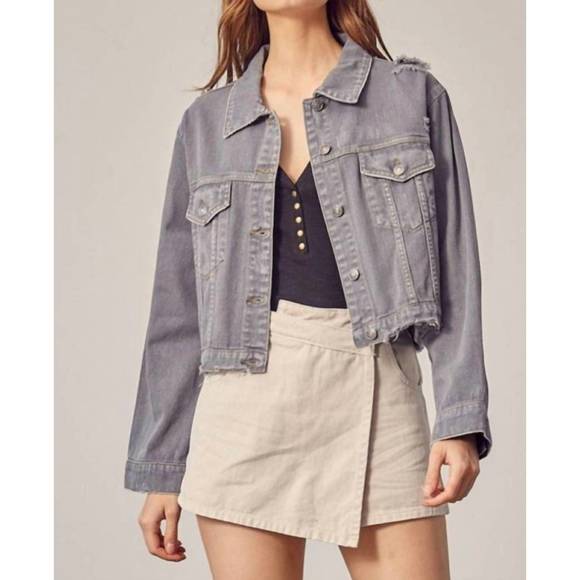 Mustard Seed Jackets & Coats New Mustard Seed Delilah Denim Jacket In Denim Poshmark